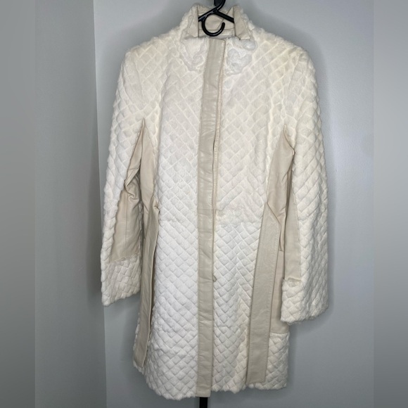 Valentino Roma Leather and Rabbit Fur Coat 🌟 - Picture 7 of 13